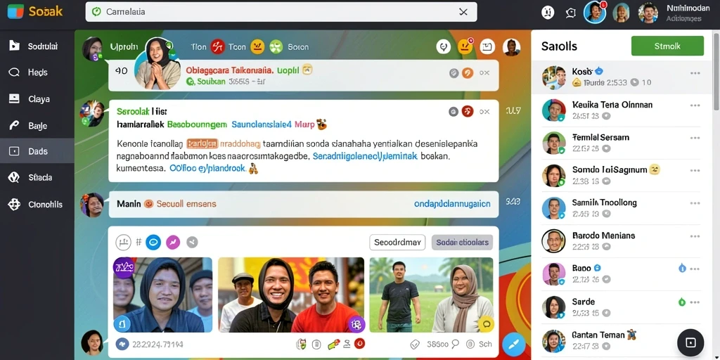 Cuplikan interaksi multiplayer yang menyenangkan antara pemain.