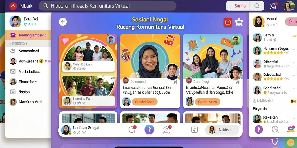 Fitur komunitas untuk interaksi antar pemain.