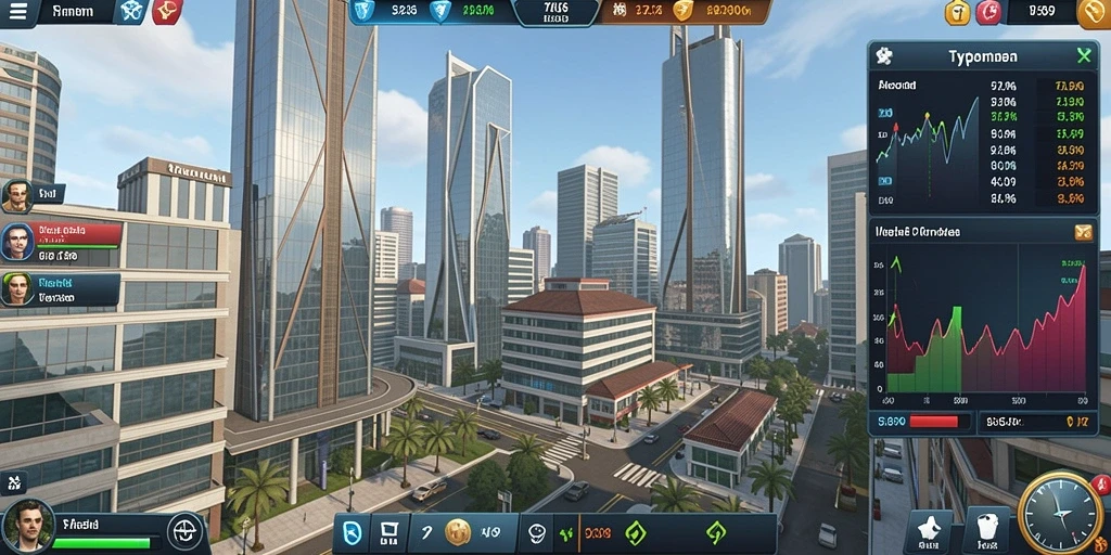 Pemain berinteraksi dalam mode multiplayer.