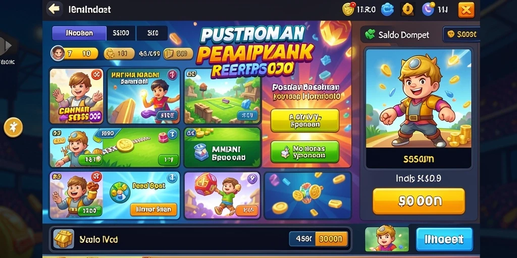 Sistem penghargaan yang memotivasi pemain.