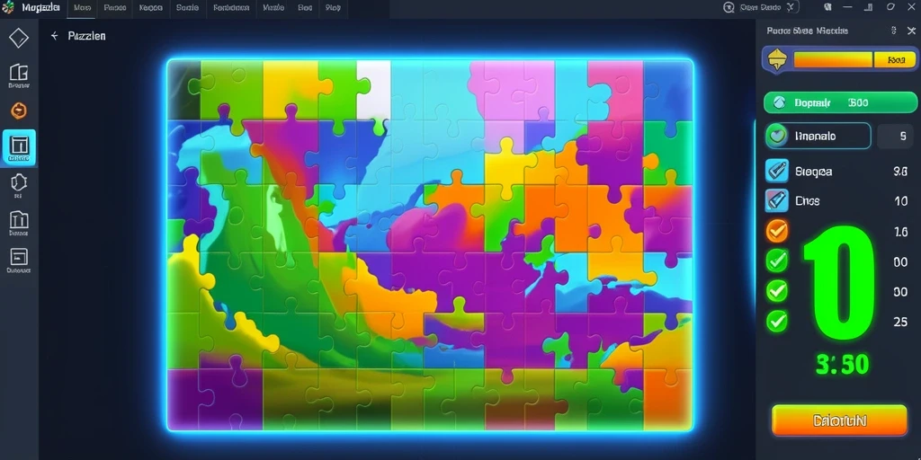 Grafik yang menarik dan berwarna-warni dalam V21.